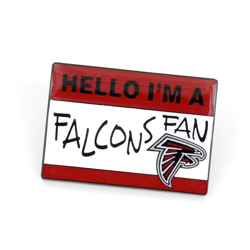 Wholesale ATLANTA FALCONS NAME TAG PIN NFL-PN-625-15