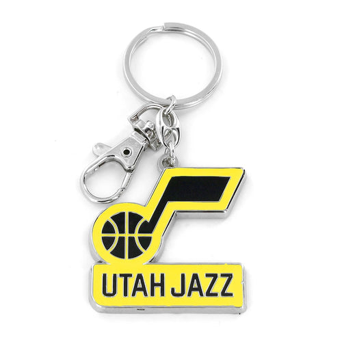 Wholesale JAZZ TEAM LOGO HEAVYWEIGHT KEYCHAIN NBA-KT-091-21