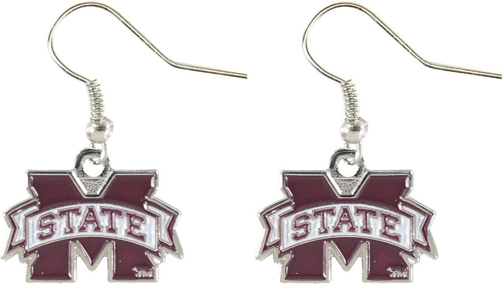 Wholesale MISSISSIPPI STATE COLLEGE DANGLER EARRINGS CCP-ER-015-59