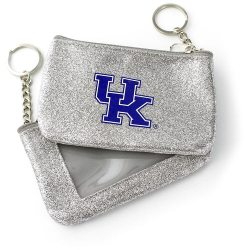 Wholesale KENTUCKY (SILVER) SPARKLE COIN PURSE (OC) CCP-WA-991-15