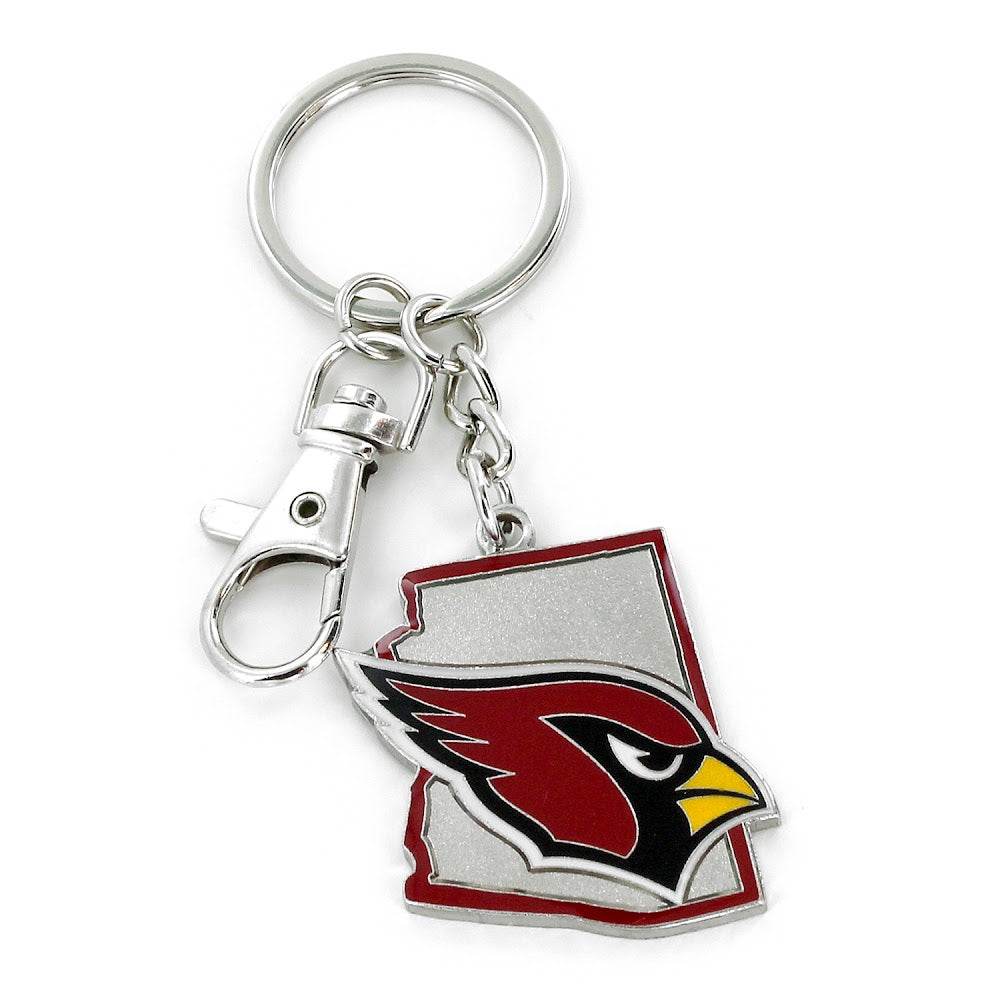 Wholesale ARIZONA CARDINALS - STATE DESIGN HEAVYWEIGHT KEY CHAIN (NM) NFL-KT-473-25