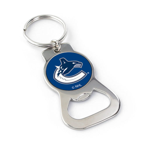 Wholesale CANUCKS BOTTLE OPENER KEYCHAIN PRIM. LOGO NHL-BK-702-25