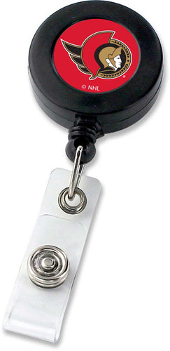 Wholesale SENATORS (BLACK) BADGE REEL (NE) NHL-BH-862-24