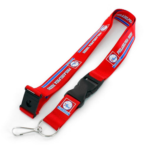 Wholesale 76ERS (RED) PRIMARY LOGO TEAM LANYARD NBA-LN-095-06