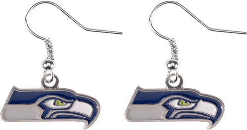 Wholesale SEATTLE SEAHAWKS LOGO DANGLER EARRINGS NFL-ER-015-14