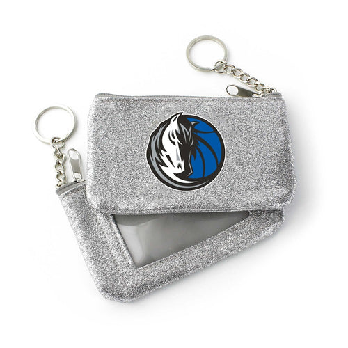 Wholesale MAVERICKS (SILVER) SPARKLE COIN PURSE (OC) NBA-WA-991-16