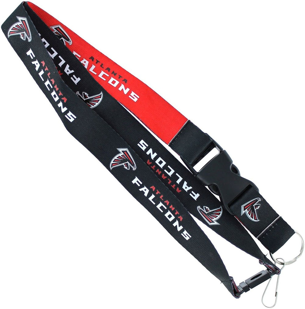 Wholesale ATLANTA FALCONS (BLACK/RED) REVERSIBLE LANYARD NFL-LN-162-15