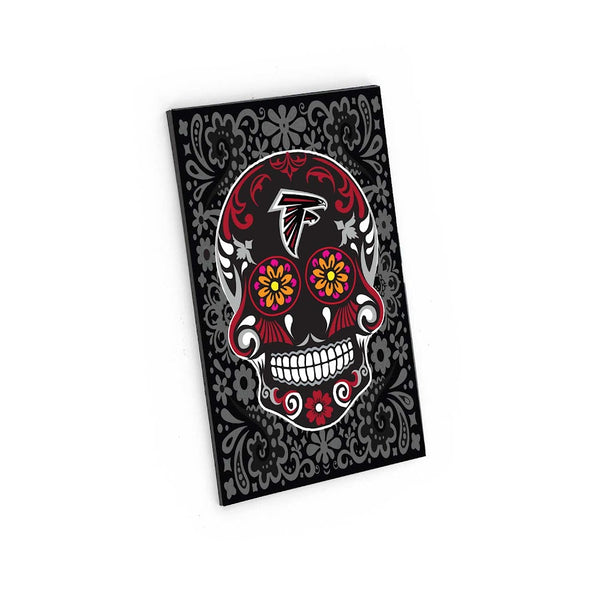 Wholesale ATLANTA FALCONS SUGAR SKULL PATTERN MAGNET NFL-MG-1188-15