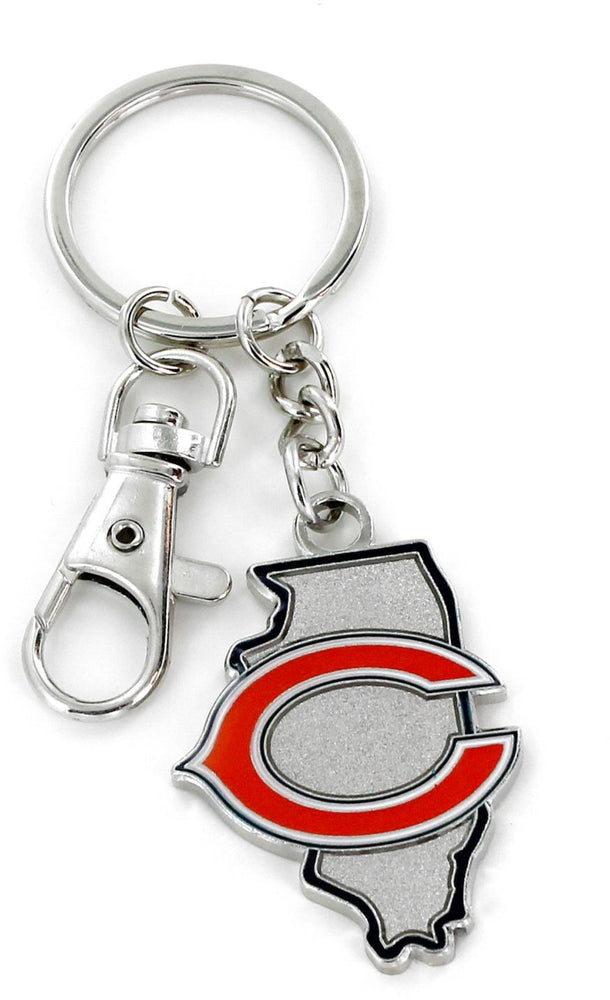 Wholesale CHICAGO BEARS - STATE DESIGN HEAVYWEIGHT KEY CHAIN (NM) NFL-KT-473-16