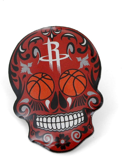 Wholesale ROCKETS SUGAR SKULL PIN (NM) NBA-PN-566-18