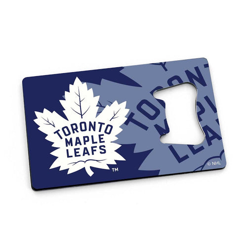 Wholesale MAPLE LEAFS CREDIT CARD BOTTLE OPENER MAGNET NHL-BK-1179-03