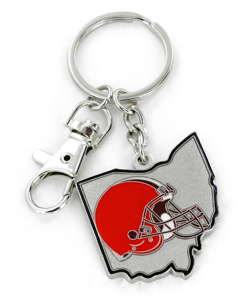 Wholesale CLEVELAND BROWNS - STATE DESIGN HEAVYWEIGHT KEY CHAIN NFL-KT-473-03