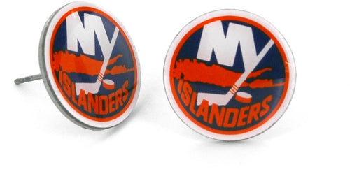 Wholesale ISLANDERS TEAM POST EARRINGS NHL-ER-094-09