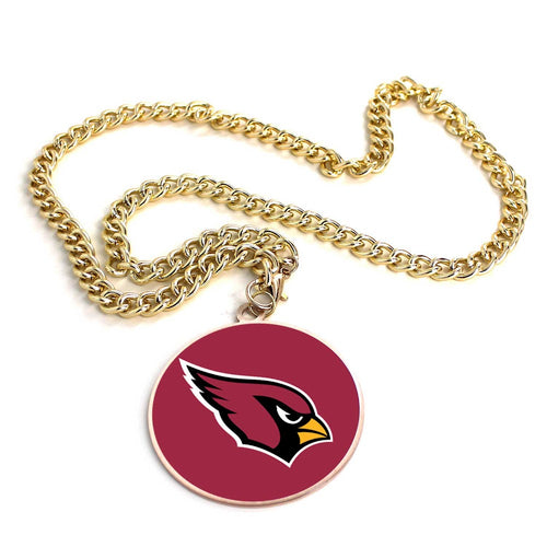 Wholesale ARIZONA CARDINALS (GOLD) TEAM EMBLEM NECKLACE NFL-PD-632-25