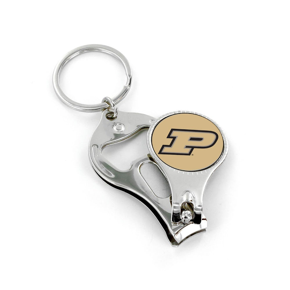 Wholesale PURDUE NAIL CLIPPER/BOTTLE OPENER KEYCHAIN CCP-KT-861-24