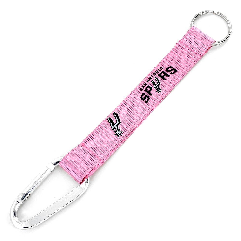 Wholesale SPURS PINK CARABINER KEYCHAIN (NM) NBA-KT-147-20-PK