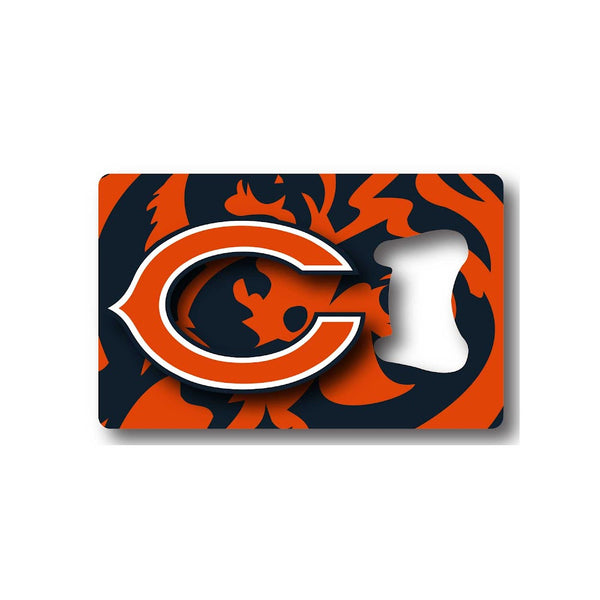 Wholesale CHICAGO BEARS CREDIT CARD BOTTLE OPENER MAGNET NFL-BK-1179-16