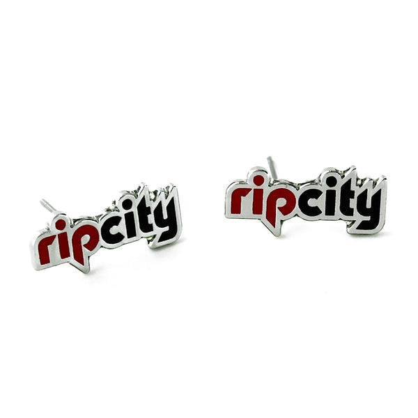 Wholesale TRAIL BLAZERS RIP CITY POST EARRINGS (NM) NBA-ER-094-27-A