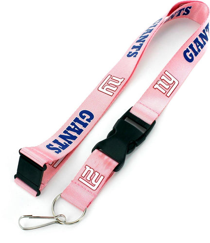 Wholesale NEW YORK GIANTS (PINK) TEAM LANYARD (NM) NFL-LN-095-23-PK