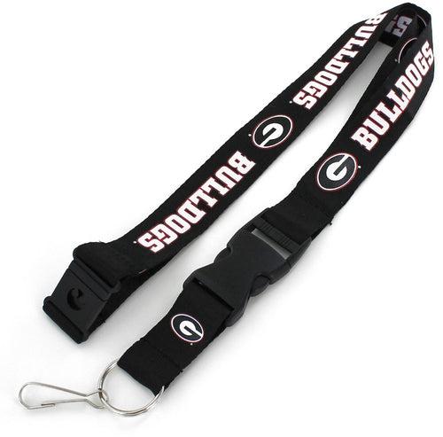 Wholesale GEORGIA (BLACK) TEAM LANYARD CCP-LN-095-09-BK