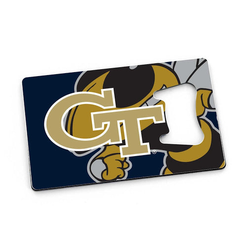 Wholesale GEORGIA TECH CREDIT CARD BOTTLE OPENER MAGNET CCP-BK-1179-10