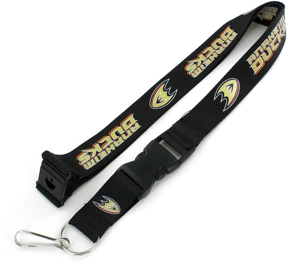 Wholesale DUCKS (BLACK) TEAM LANYARD NHL-LN-095-01