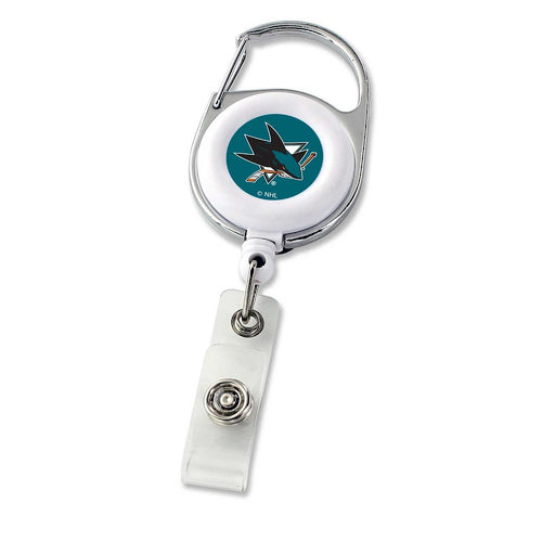 Wholesale SHARKS DELUXE CLIP BADGE REEL NHL-BH-972-21