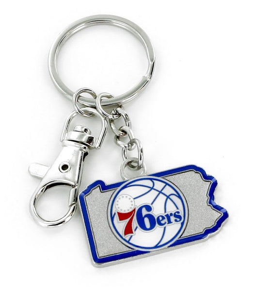 Wholesale 76ERS - STATE DESIGN HEAVYWEIGHT KEY CHAIN NBA-KT-473-06