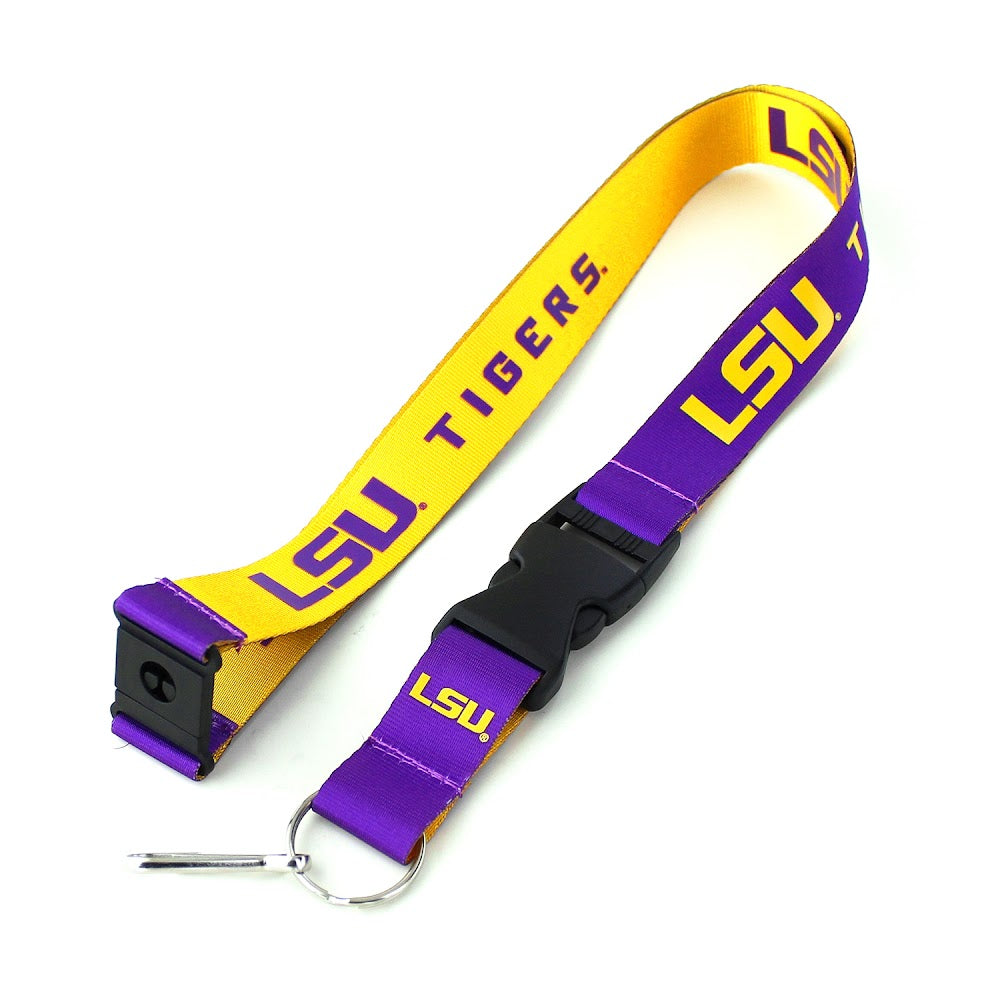 Wholesale LSU (PURPLE/GOLD) REVERSIBLE LANYARD CCP-LN-162-50