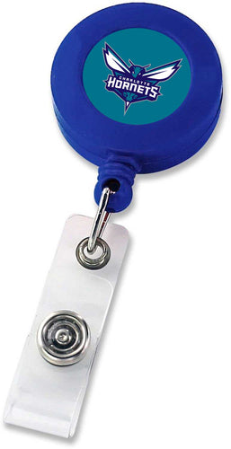 Wholesale HORNETS RETRACTABLE BADGE HOLDER DARK BLUE (NE) NBA-BH-862-33