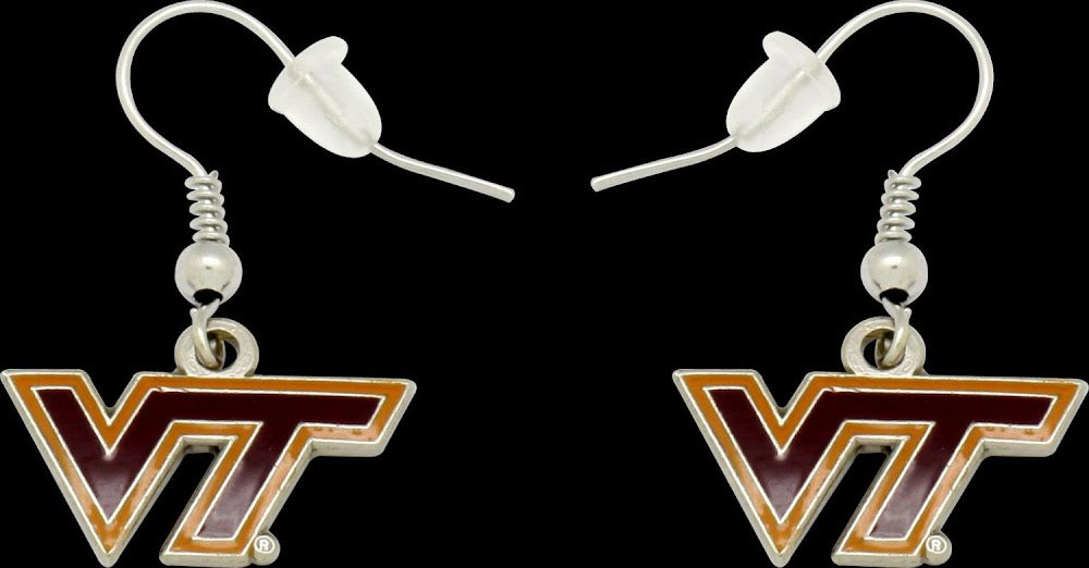 Wholesale VIRGINIA TECH DANGLER EARRINGS CCP-ER-015-56