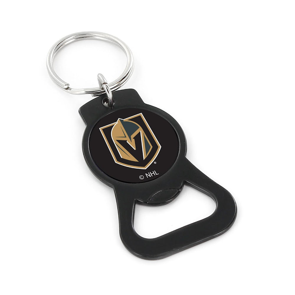 Wholesale GOLDEN KNIGHTS (BLACK) BOTTLE OPENER KEYCHAIN NHL-BK-702-34-BK