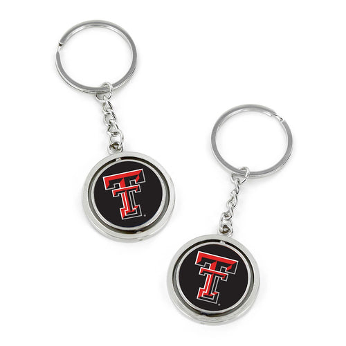 Wholesale TEXAS TECH SPINNING KEYCHAIN CCP-SK-741-90