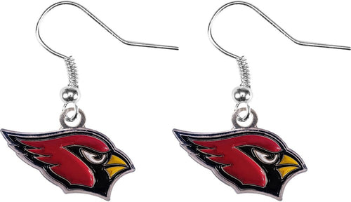 Wholesale ARIZONA CARDINALS LOGO DANGLER EARRINGS NFL-ER-015-25