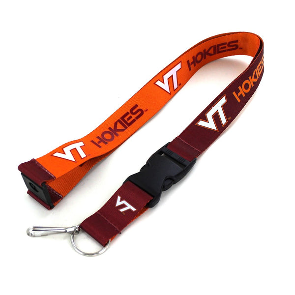 Wholesale VIRGINIA TECH (RED/ORANGE) REVERSIBLE LANYARD CCP-LN-162-56