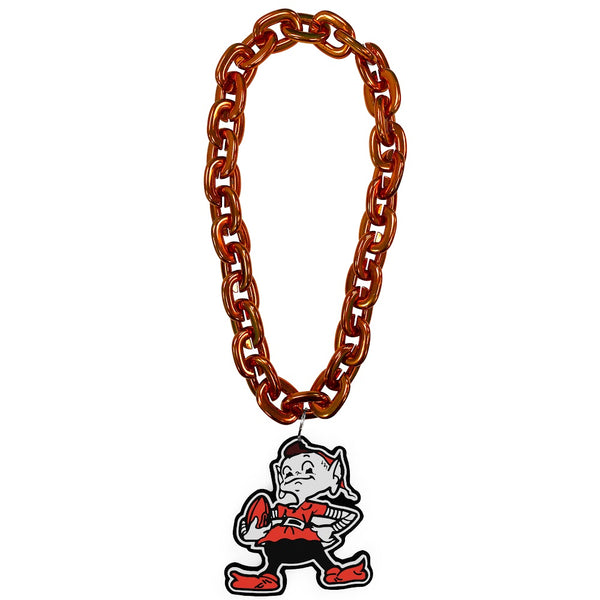 Wholesale CLEVELAND BROWNS ELF (ORANGE) FAN CHAIN NFL-FF-590-03-E-OR