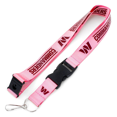 Wholesale WASHINGTON COMMANDERS (PINK) TEAM LANYARD (NM) NFL-LN-095-37-PK