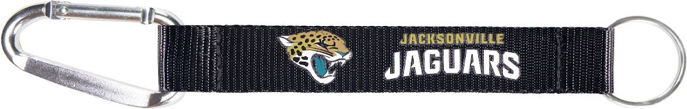 Wholesale JACKSONVILLE JAGUARS (BLACK) CARABINER KEYCHAIN NFL-KT-147-30