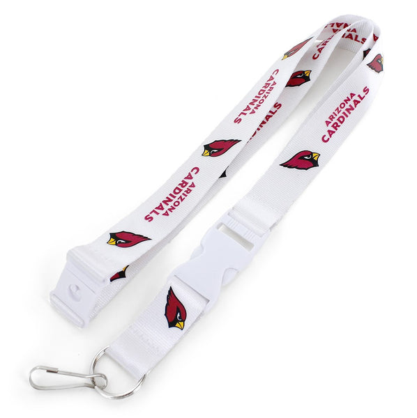 Wholesale ARIZONA CARDINALS (WHITE) TEAM LANYARD NFL-LN-095-25-WH