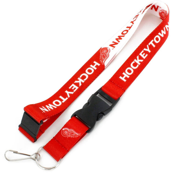 Wholesale RED WINGS SLOGAN LANYARD (NM) NHL-LN-490-23