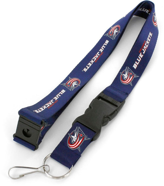 Wholesale BLUE JACKETS (BLUE) TEAM LANYARD NHL-LN-095-30