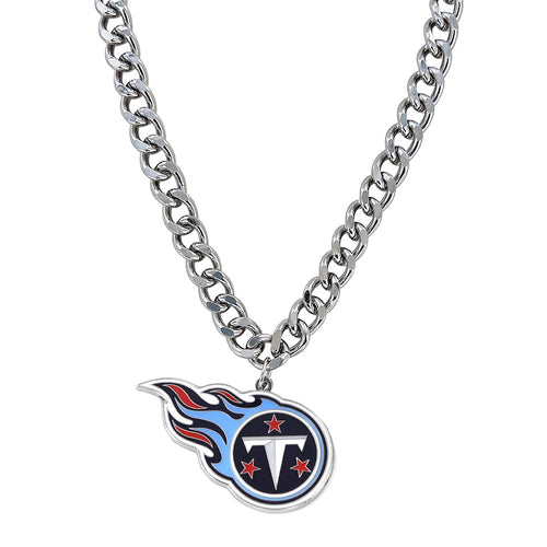 Wholesale TENNESSEE TITANS HEAVYWEIGHT TEAM LOGO NECKLACE NFL-PD-643-05