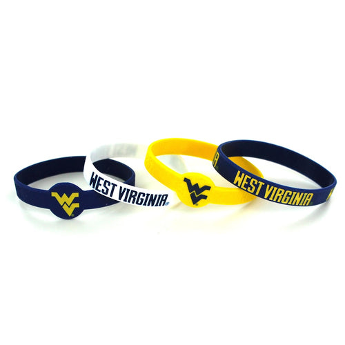 Wholesale WEST VIRGINIA SILICONE BRACELET (4 PACK) CCP-BC-283-82