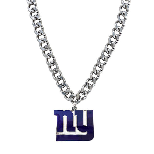 Wholesale NEW YORK GIANTS HEAVYWEIGHT TEAM LOGO NECKLACE NFL-PD-643-23