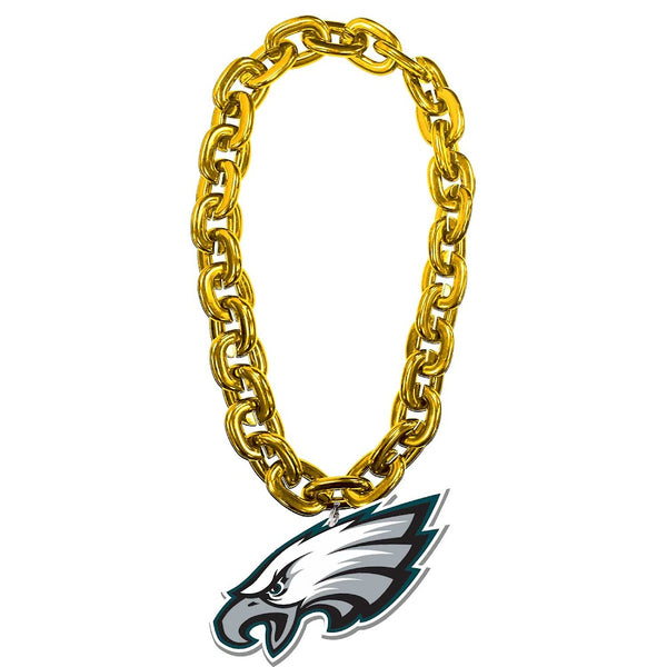 Wholesale PHILADELPHIA EAGLES HEAD (GOLD) FAN CHAIN NFL-FF-590-24-HD-GD