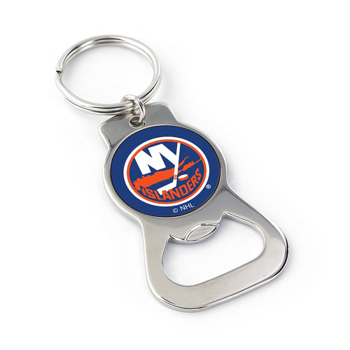 Wholesale ISLANDERS BOTTLE OPENER KEYCHAIN PRIM. LOGO NHL-BK-702-09