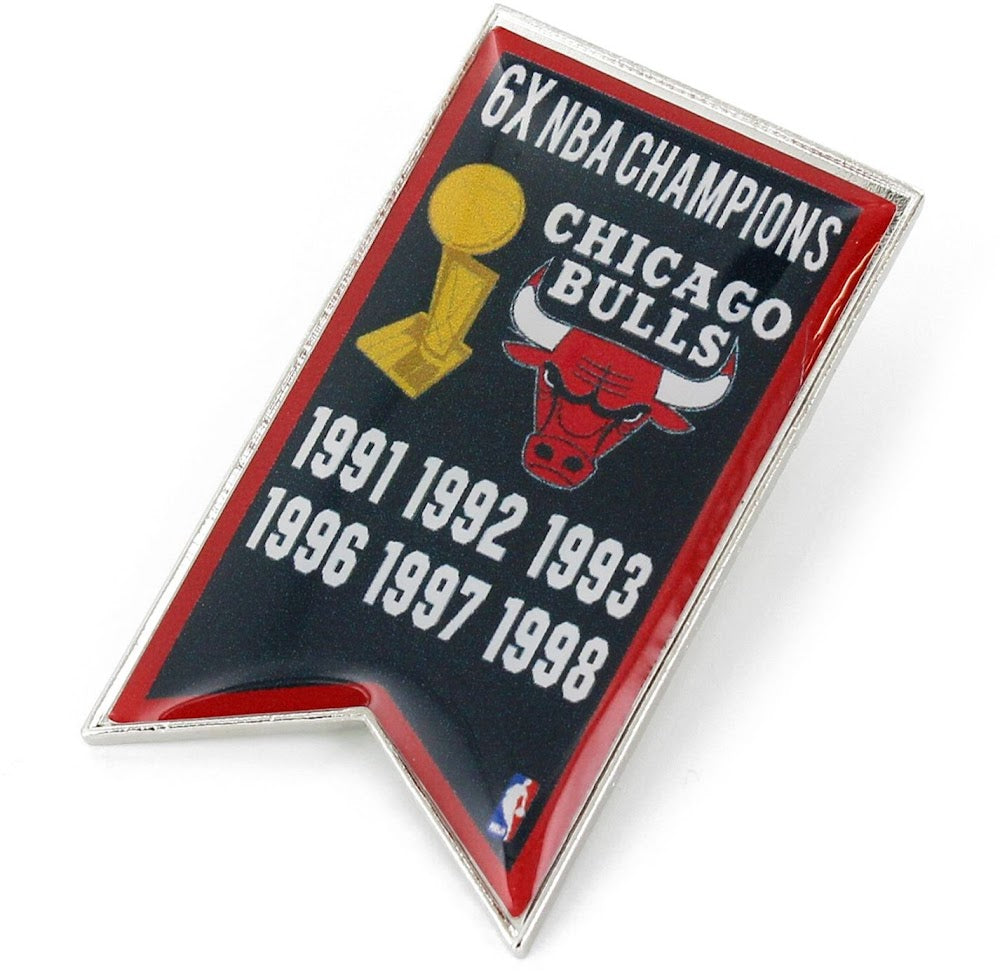 Wholesale BULLS CHAMPIONSHIP BANNER PIN (SP) NBA-PN-1064-10