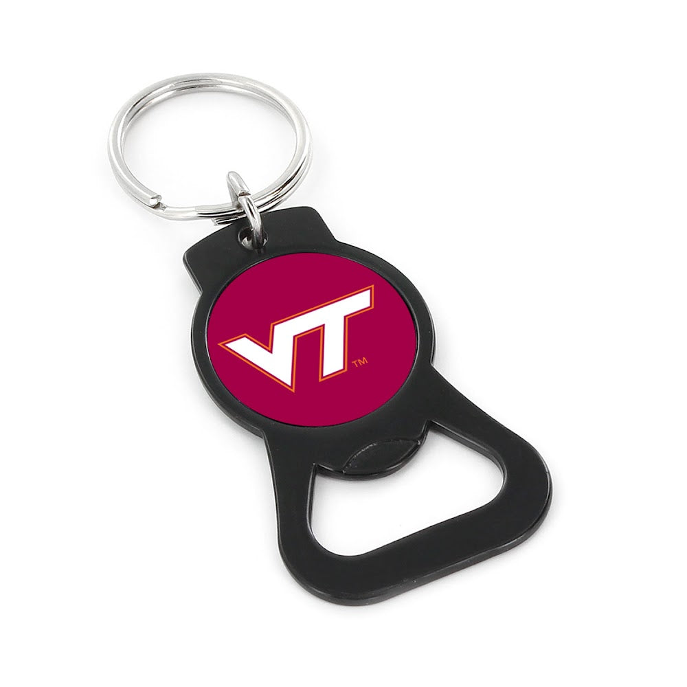 Wholesale VIRGINIA TECH (BLACK) BOTTLE OPENER KEYCHAIN CCP-BK-702-56-BK