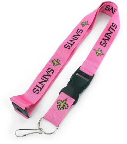 Wholesale NEW ORLEANS SAINTS (PINK) TEAM LANYARD (NM) NFL-LN-095-22-PK