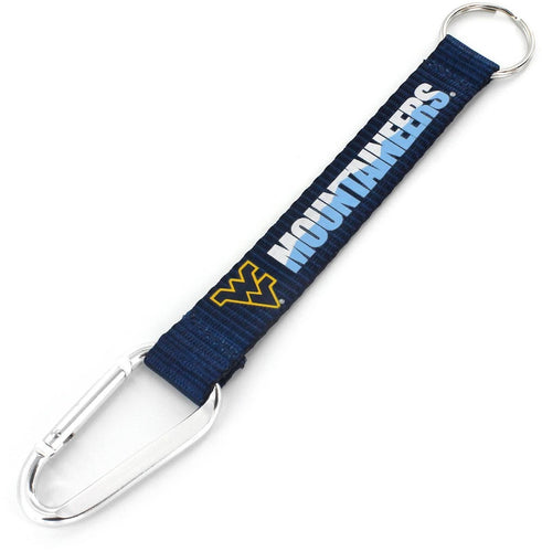 Wholesale WEST VIRGINIA CARABINER LANYARD KEYCHAIN (DNO-OL) (NM) CCP-KT-147-82-O